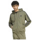 Adidas Ανδρική ζακέτα Essentials 3-Stripes Fleece Full-Zip Hoodie